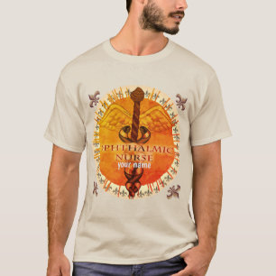 眼科ナースカスタムカドゥセウスナースTシャツ Tシャツ
