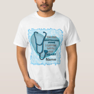 眼科ナースブルーハートTシャツ Tシャツ