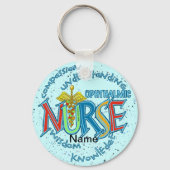 眼科ナースモットキーチェーン キーホルダー (正面)