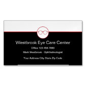 眼科モダン医の磁気名刺 マグネット名刺 (正面)