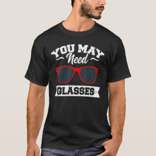 眼科医あなたが眼鏡が必要かもしれない光学顕微鏡 Tシャツ