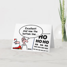 眼科医おもしろいの漫画のクリスマス カード