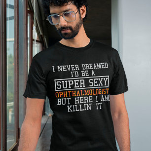 眼科医おもしろい眼科 Tシャツ