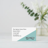 眼科医および光学式店舗用名刺 名刺 (スタンド正面)