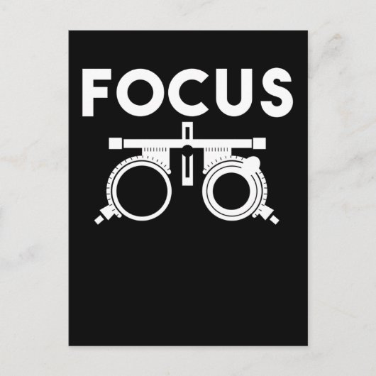 眼科医が眼科医のユーモアおもしろいを ポストカード (正面)