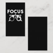 眼科医が眼科医のユーモアおもしろいを 名刺 (正面/裏面)