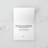 眼科医とスタッフのサンキューカード検眼日 カード (内部)