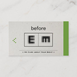 眼科医による眼科検眼法 名刺