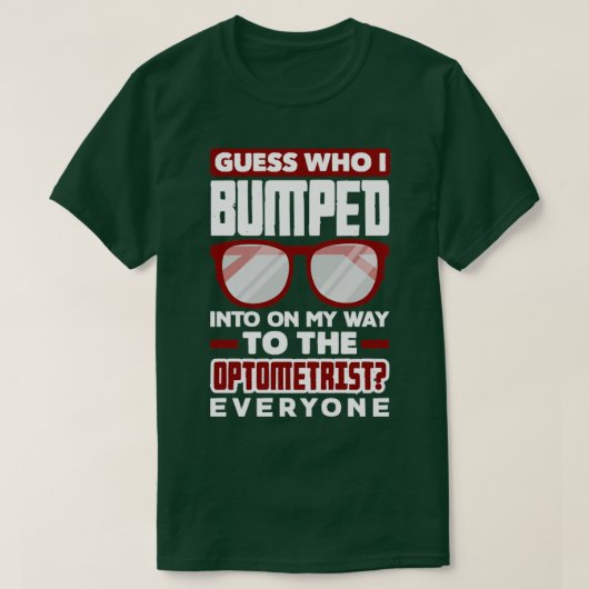 眼科医による視眼科医おもしろい Tシャツ (デザイン正面)
