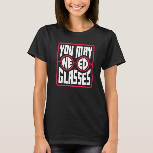 眼科医による視眼科医の受診者 Tシャツ (正面)