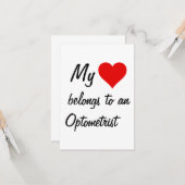 眼科医に属するカード カード (正面/裏面インサイチュ)