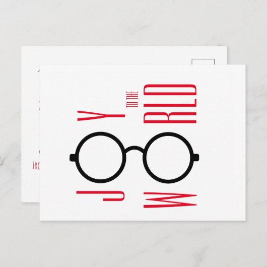 眼科医のお新年おめでとう ポストカード (正面/裏面)