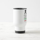 眼科医のためのSnellenの目の視野の図表 トラベルマグ (中央)