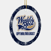 眼科医のギフトのオーナメント セラミックオーナメント (右)