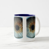眼科医のツートーンマグのコーヒー茶 ツートーンマグカップ (正面右)