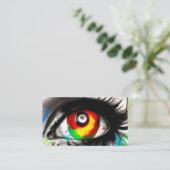 眼科医の名刺目素晴らしの画像。 名刺 (スタンド正面)