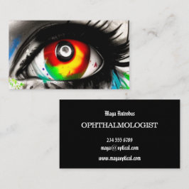 眼科医の名刺目素晴らしの画像。 名刺