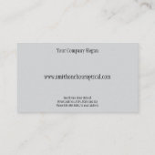 眼科医の名刺 名刺 (裏面)