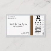 眼科医の名刺 名刺 (正面)