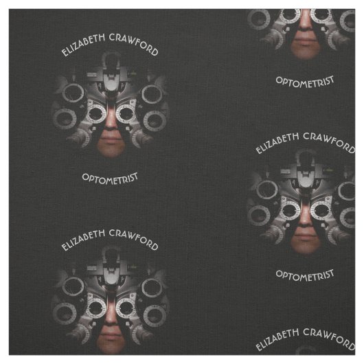 眼科医の検眼医の眼鏡技師テスト視野 ファブリック (見本)