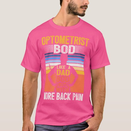眼科医の目のようなパパの体 Tシャツ (正面)