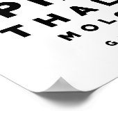 眼科医の眼球図 ポスター (角)