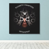 眼科医の眼科眼科眼科検眼視力 キャンバスプリント (インサイチュ (ウッドフロア))