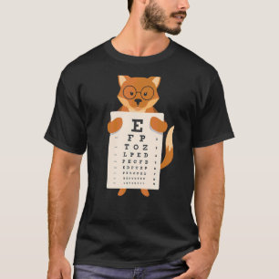 眼科医の眼鏡検眼器 Tシャツ