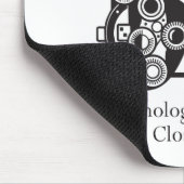 眼科医は近い見てみます マウスパッド (コーナー)