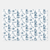 眼科医または法医科学者のおもしろいヴィンテージ ラッピングペーパーシート (正面3)