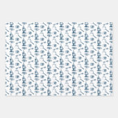 眼科医または法医科学者のおもしろいヴィンテージ ラッピングペーパーシート (正面2)