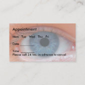 眼科医または眼科医アポイントメント事業 名刺 (裏面)