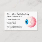 眼科医または眼科医アポイントメント事業 名刺 (正面)