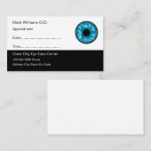 眼科医アポイントメント名刺 予約カード (正面/裏面)