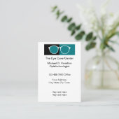 眼科医アポイントメント名刺 名刺 (スタンド正面)