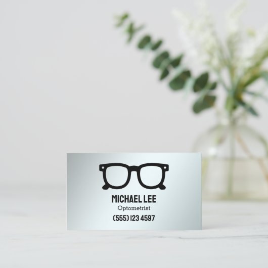 眼科医カスタムQR 名刺 (スタンド正面)