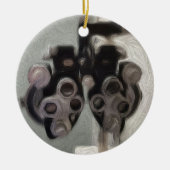 眼科医テストオーナメント セラミックオーナメント (正面)