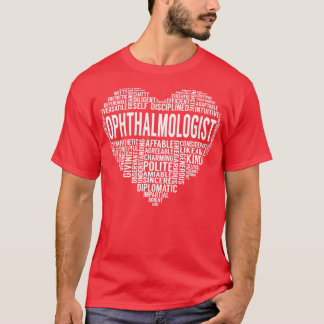眼科医ハート Tシャツ
