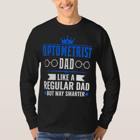 眼科医パパ父オプティシャン Tシャツ (正面)