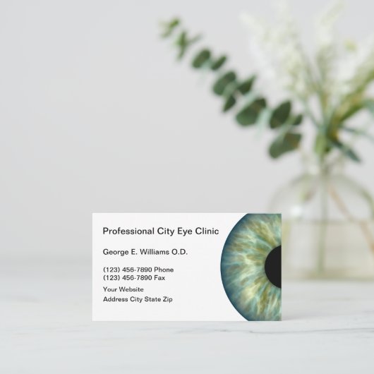 眼科医プロフェッショナル名刺 名刺 (スタンド正面)
