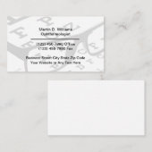 眼科医気に眼科医用カード 名刺 (正面/裏面)