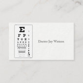 眼科医眼運命運命計 名刺 (正面)