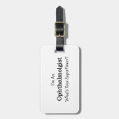 眼科医 ラゲッジタグ (正面縦)