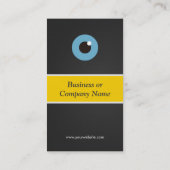 眼科医 – 光学クリエイティブ革新的 名刺 (裏面)