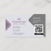 眼科医 | 光学中心 名刺 (裏面)