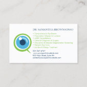 眼科医 名刺 (裏面)