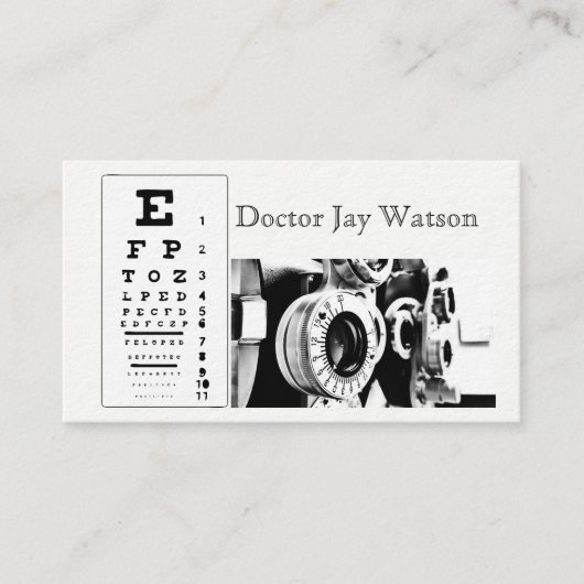 眼科医 名刺 (正面)