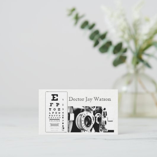 眼科医 名刺 (スタンド正面)