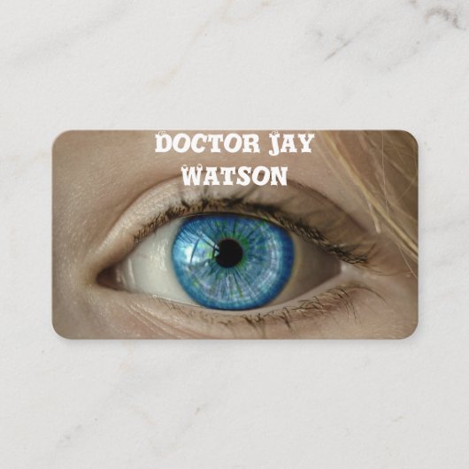 眼科医 名刺 (正面)