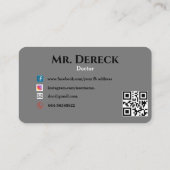 眼科医 名刺 (裏面)